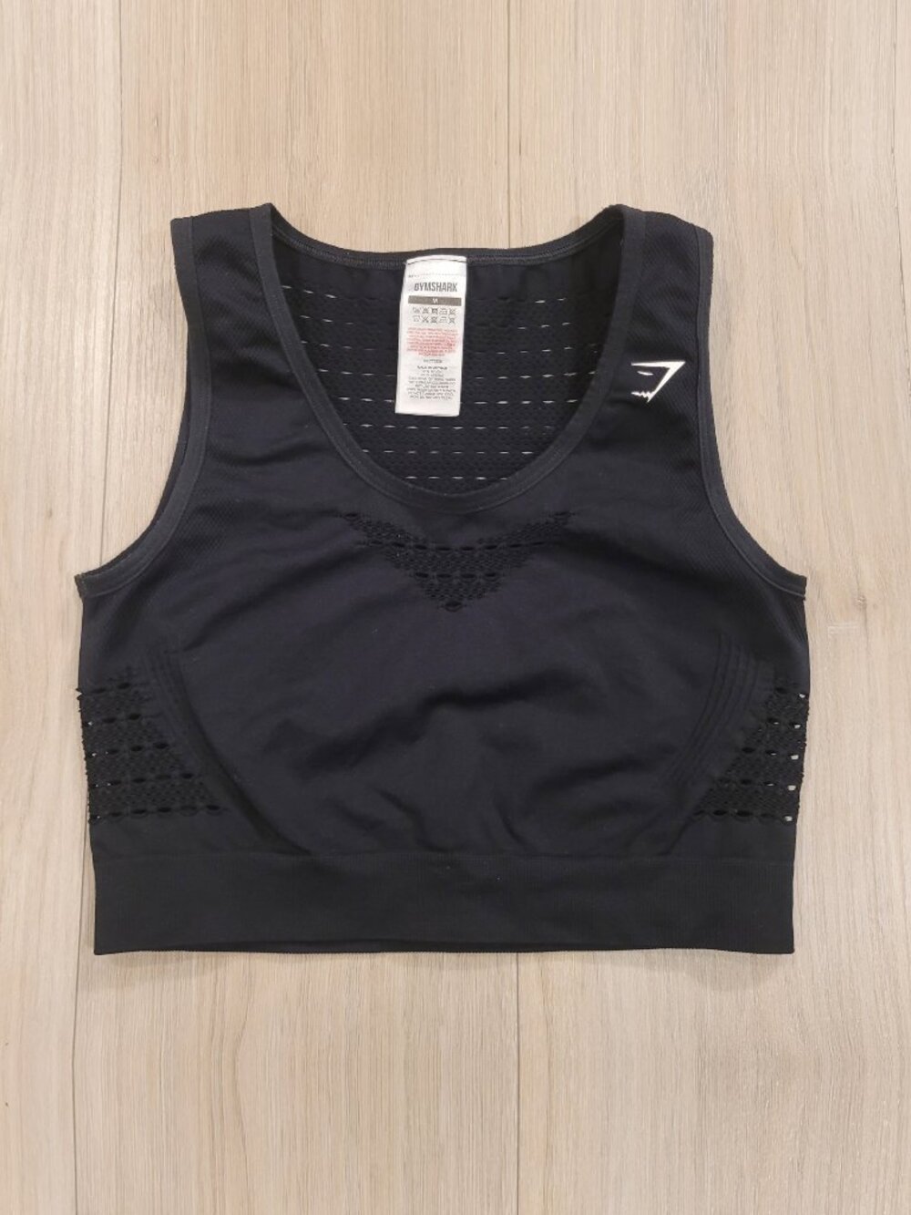 GYMSHARK | Energy Seamless Crop Top Sports Bra Tank | Sz. M